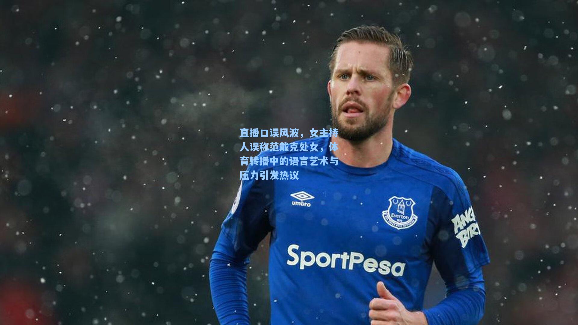 直播口误风波，女主持人误称范戴克处女，体育转播中的语言艺术与压力引发热议
